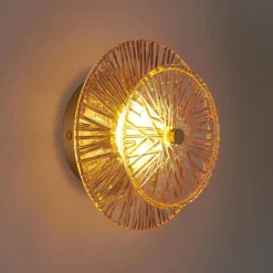 Lampa ścienna LUXIO LED bursztynowa 20 cm (ST-3315-2 copper) - Step into Design