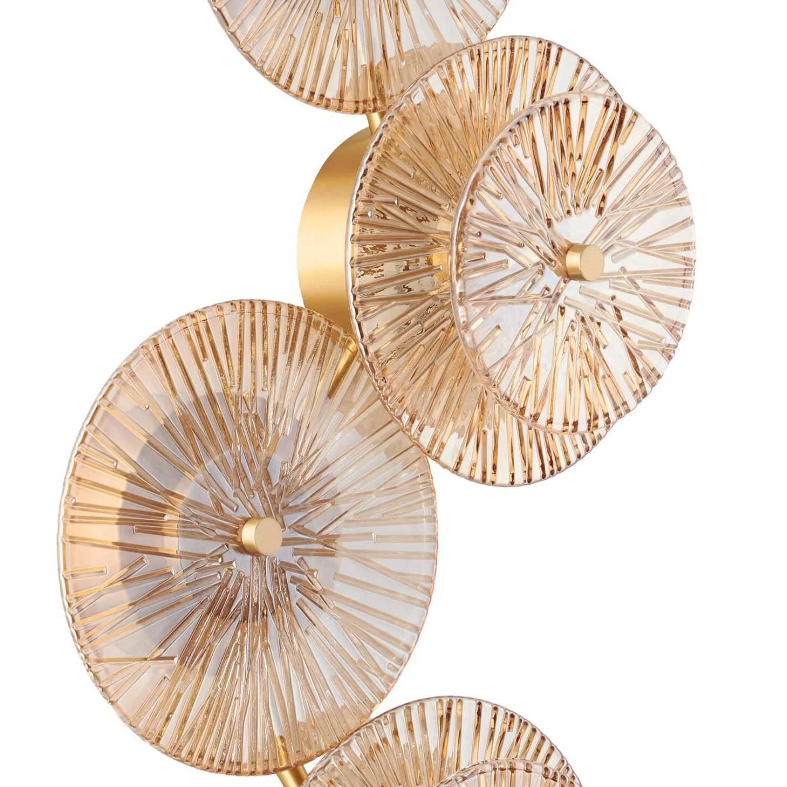 Lampa ścienna LUXIO-4 LED bursztynowa 32 cm (ST-3315-4 copper) - Step into Design