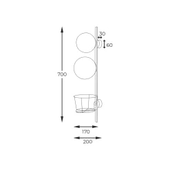 Lampa ścienna PLANT (5002) - Zuma Line
