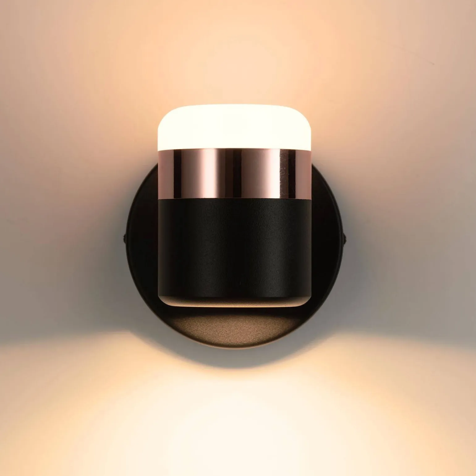 Lampa ścienna POCCO LED czarna (D9926W black) - Step into Design