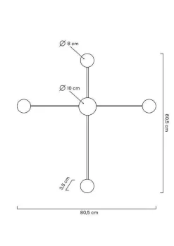 Lampa ścienna SHADOW 4 CLOSE czarna (MSE010100245) - Moosee