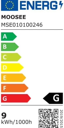 Lampa ścienna SHADOW 2 CLOSE czarna (MSE010100246) - Moosee