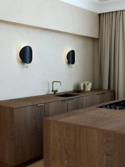 Lampa ścienna SPARGO Nordlux E27 25W Metal Czarny/Mosiężny