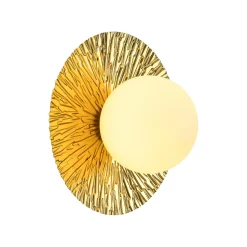 Lampa ścienna SUN S złota 20 cm (ST-FB230946-D20) - Step into Design