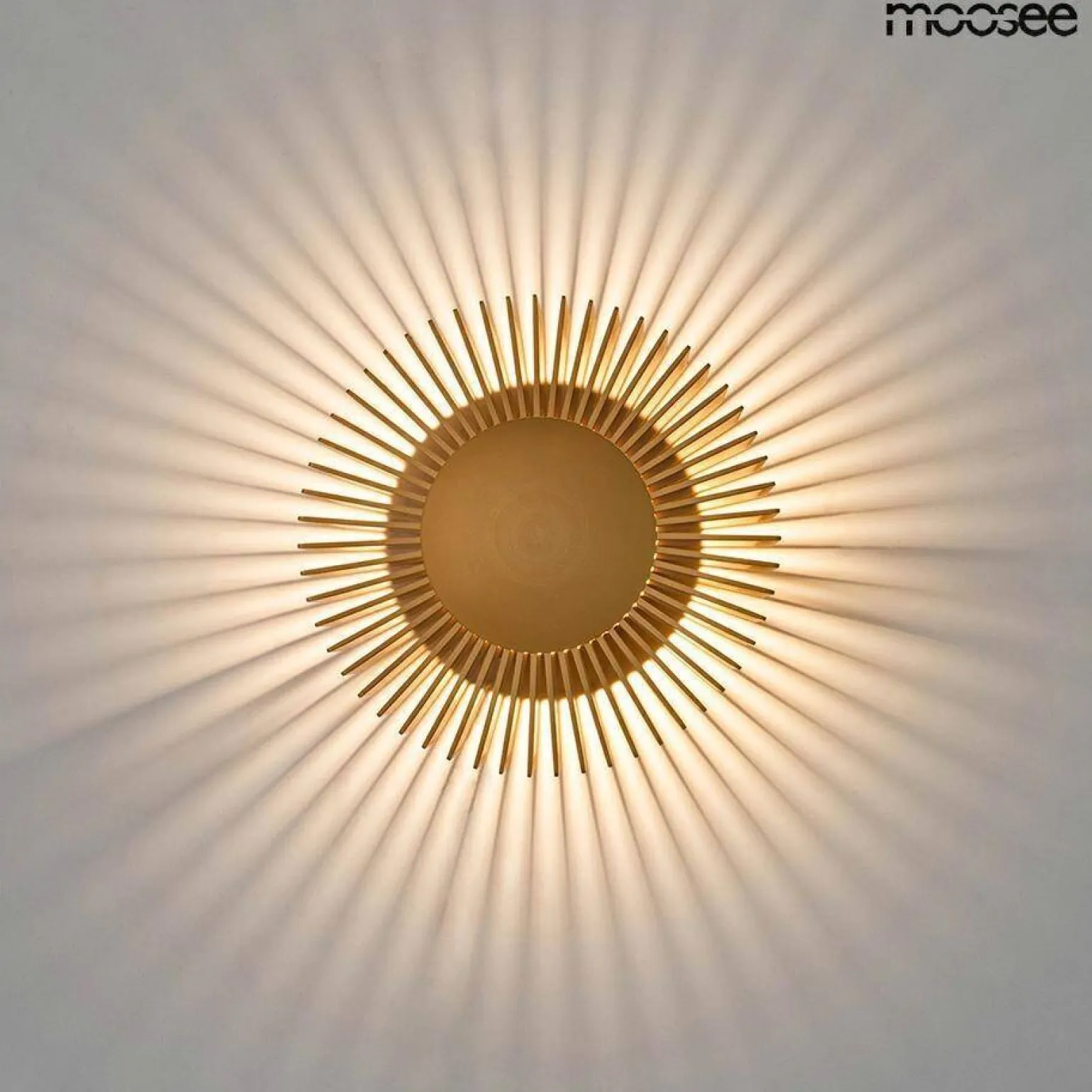 Lampa ścienna SUNNY złota (MSE1501100313) - Moosee