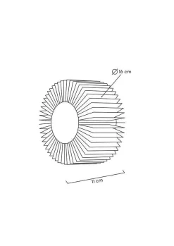 Lampa ścienna SUNNY złota (MSE1501100313) - Moosee