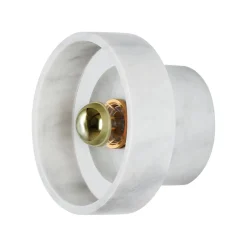 Lampa ścienna UNIVERSO marmurowo złota 18 cm (ST-10050W) - Step into Design