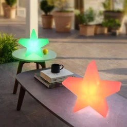 Lampa dekoracyjna gwiazda zmieniająca barwę STAR LED RGBW 16 kolorów 30 cm (ES-CR041) - Step into Design