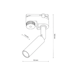 Lampa do szynoprzewodu TRACER BLACK G_9 (4958) - TK Lighting