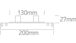 Lampa do szyny magnetycznej SONE 2 czarny LED 3000K 4W 200lm () - MakeYourLight