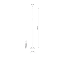 Lampa gruntowa ZOLA LED (11545) - Nowodvorski