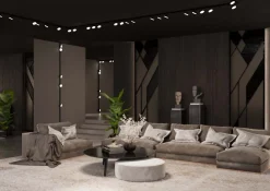 Lampa modułowa Drop Line move 3 - Czarna (1000 mm) (1025) - Brosline