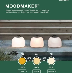 Lampa na baterie KETTLE Nordlux LED Tworzywo sztuczne Biały