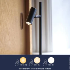 Lampa na biurko ze ściemniaczem OMARI Nordlux LED Metal Czarny