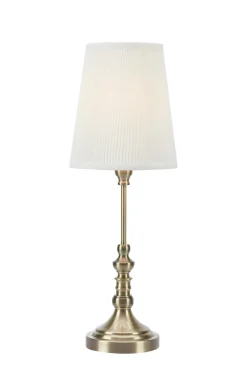 Lampa na komodę NOBLE Table 1L 66cm Offwhite/Antique Brass (108970) Markslojd