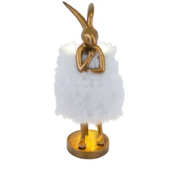 Lampa na komodę w sypialni Zajączek Flafi S Złoty (TL0108-S) - Yaskr