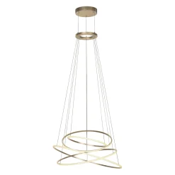 Lampa na pilota, z płynną regulacją wysokości PURE E-FLYING RINGS BRĄZOWA (2566-97) - Paul Neuhaus