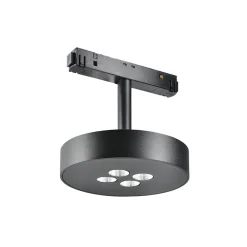 Lampa na szynę magnetyczną LED 12W 3000K 48V aluminium czarna (20177 Zambelis) - Zambelis