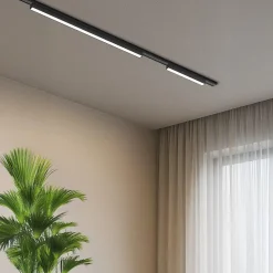 Lampa na szynie, sterowana aplikacją Slim Magnetic Track Czarny 61cm 20W LED Tuya CCT (ML2197) - Milagro