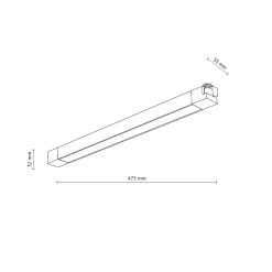 Lampa na szynoprzewód TRACER PANEL LED BLACK 30 W (18192) - TK Lighting