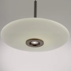 Lampa nad stół z pilotem i z płynną regulacją wysokości PURE E-VITRUM CIEMNOBRĄZOWY (2084-34) - Paul Neuhaus