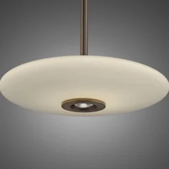 Lampa nad stół z pilotem i z płynną regulacją wysokości PURE E-VITRUM CIEMNOBRĄZOWY (2084-34) - Paul Neuhaus