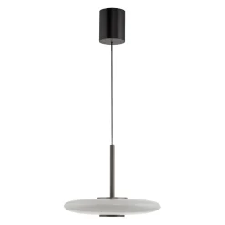 Lampa nad stół z pilotem i z płynną regulacją wysokości PURE E-VITRUM CIEMNOBRĄZOWY (2084-34) - Paul Neuhaus