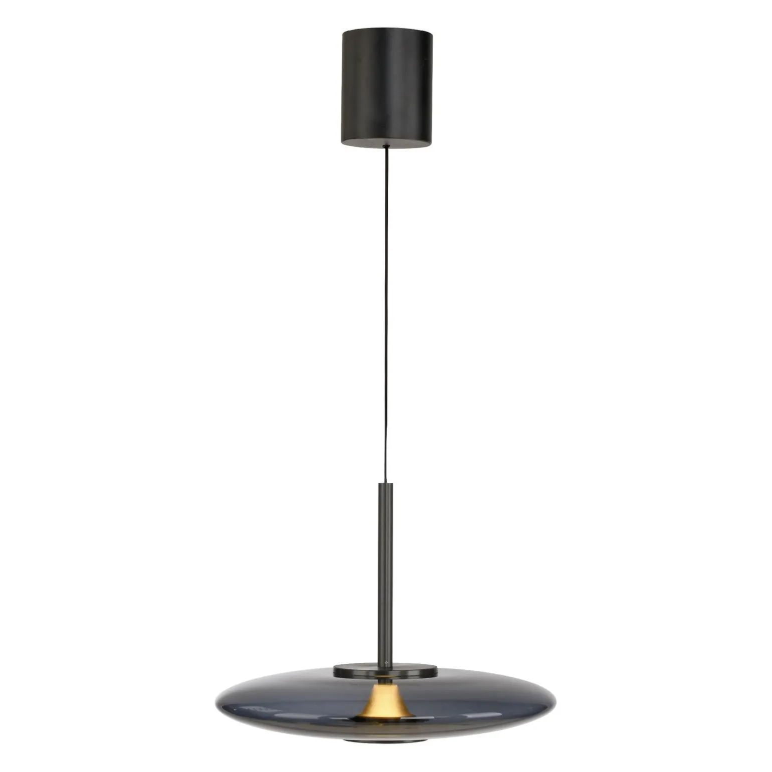 Lampa nad stół z pilotem i z płynną regulacją wysokości PURE E-VITRUM SZARY (2084-15) - Paul Neuhaus