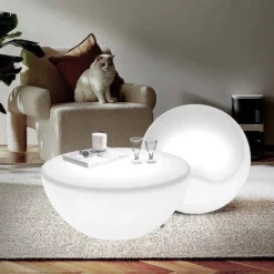 Lampa ogrodowa 16 kolorów pufa APPLE L LED RGBW 56 cm (ES-SF025) - Step into Design