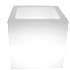 Lampa ogrodowa donica FLOWER CUBE LED RGBW 16 kolorów 40 cm (ES-FL008) - Step into Design