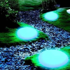 Lampa ogrodowa kamień PEBBLE S LED RGBW 16 kolorów 32 cm (ES-ST003) - Step into Design