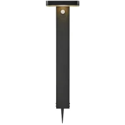 Lampa ogrodowa RICA Nordlux SolarLed Stal nierdzewna Czarny