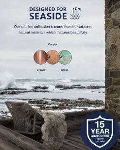 Lampa ogrodowa VENØ Nordlux E27 60W Miedź Miedziany