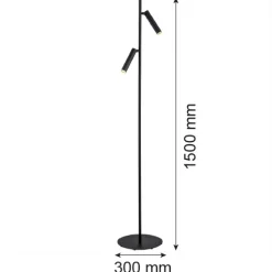 Lampa podłogowa 2 pł. TORRE (7082) - Argon