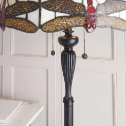 Lampa Podłogowa Dragonfly beige (70940) Tiffany