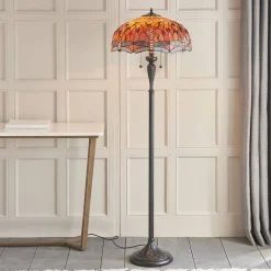 Lampa Podłogowa Dragonfly flame (64070) Tiffany
