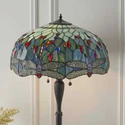 Lampa Podłogowa Dragonfly blue (64069) Tiffany