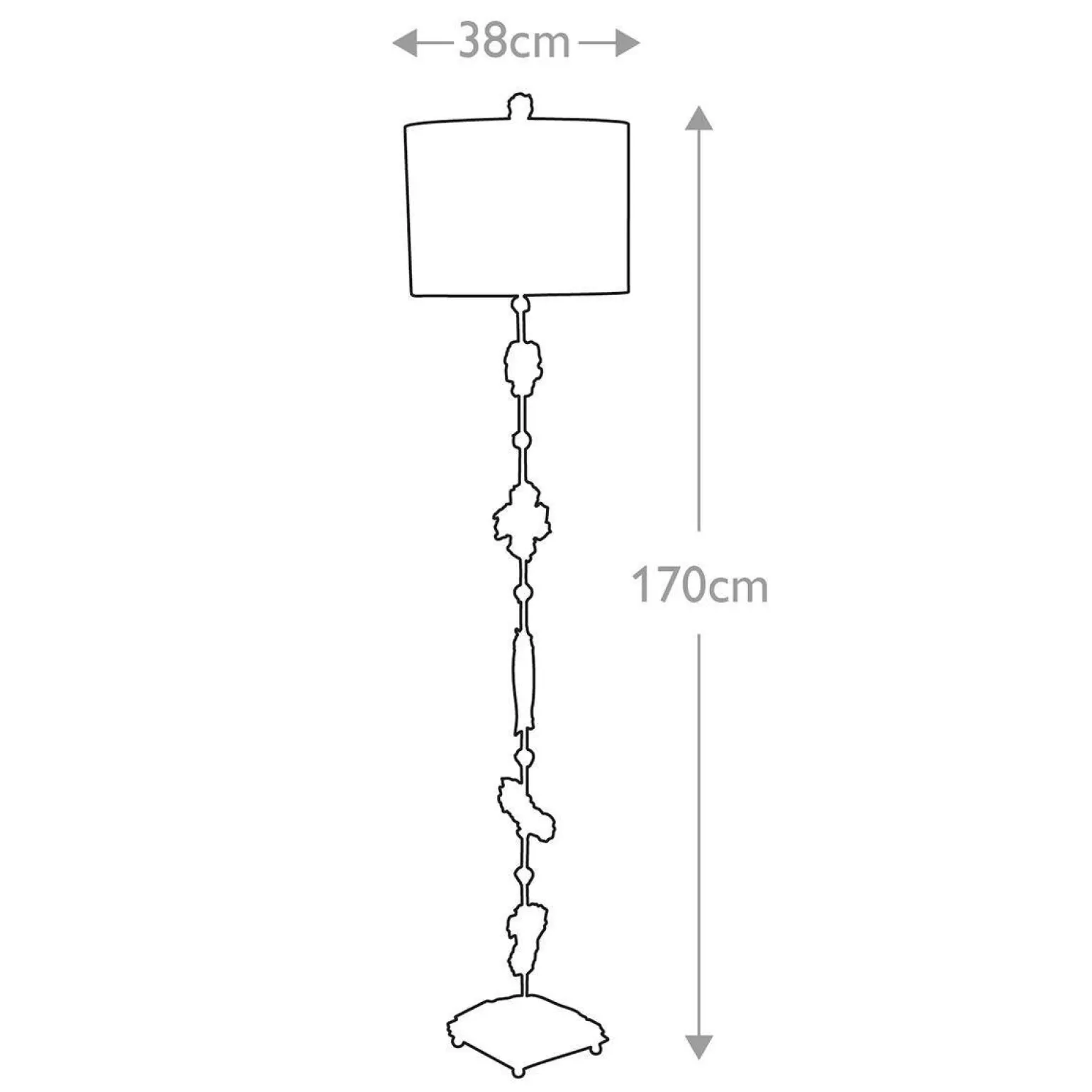 Lampa podłogowa Fragment (FB-FRAGMENT-FL-G) - Elstead Lighting