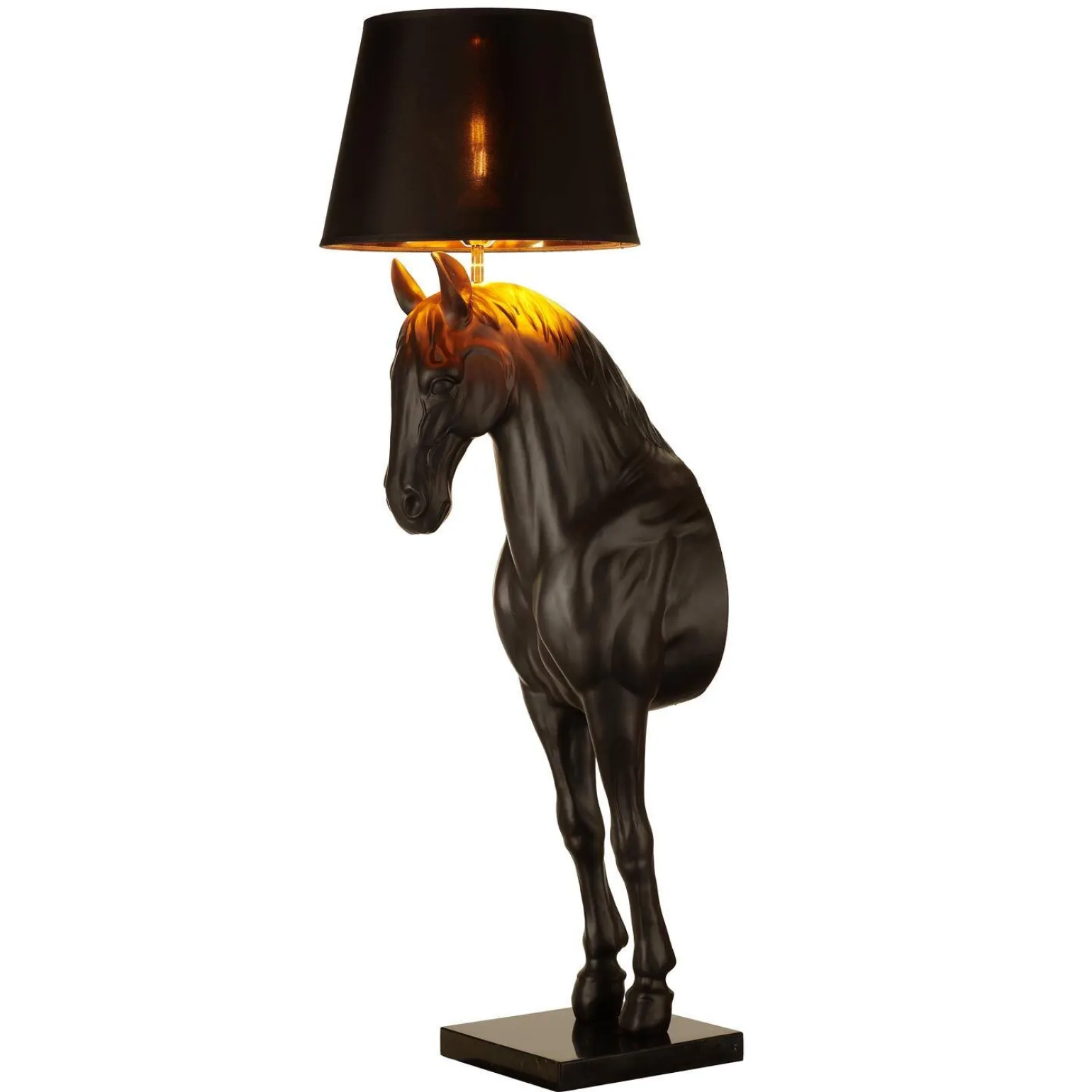 Lampa podłogowa KOŃ S czarna (MF-1237-350) - Step into Design