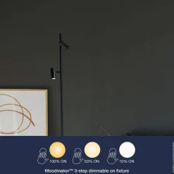 Lampa podłogowa OMARI Nordlux LED Metal Czarny