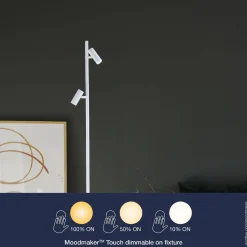 Lampa podłogowa OMARI Nordlux LED Metal Biały