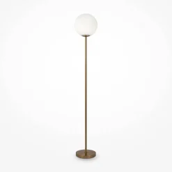 Lampa podłogowa Ring czarna (MOD013FL-01B) - Maytoni