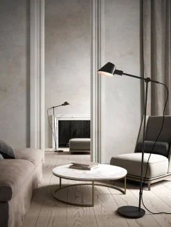 Lampa podłogowa STAY Nordlux E27 60W Aluminium Czarny
