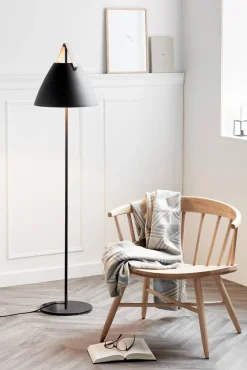 Lampa podłogowa STRAP Nordlux E27 40W Metal Czarny