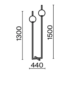 Lampa podłogowa The Sixth Sense (Z020FL-L12BK) - Maytoni
