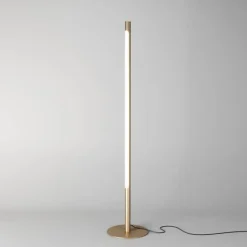 Lampa podłogowa THIN TUBE LED złota (26551-L940-D9-00-19) - Aqform