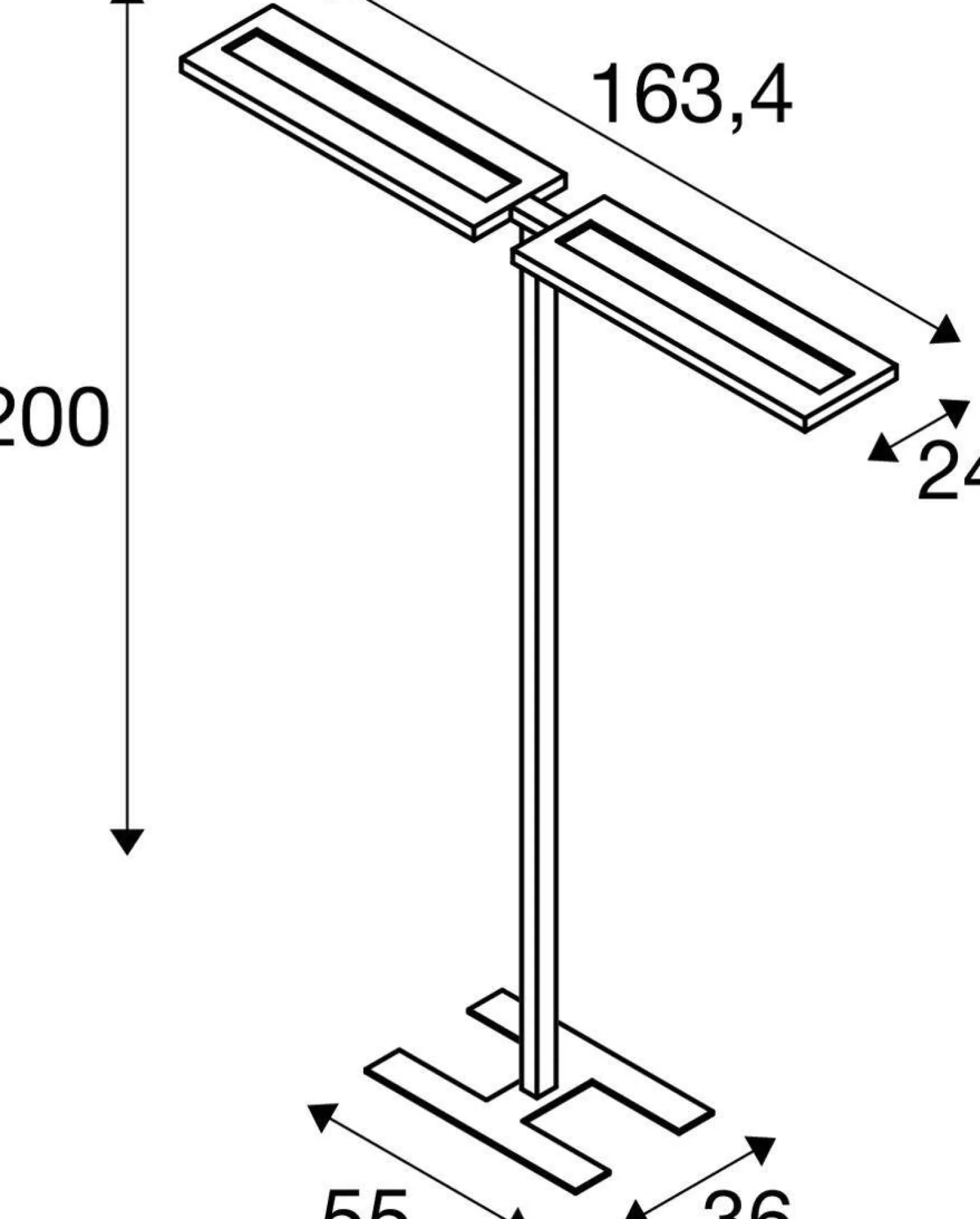 Lampa podłogowa WORKLIGHT PRO 150 W szara (1007467) - SLV