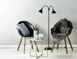 Lampa podłogowa z 2 kloszami RAY Nordlux E14 2X40W Metal Czarny