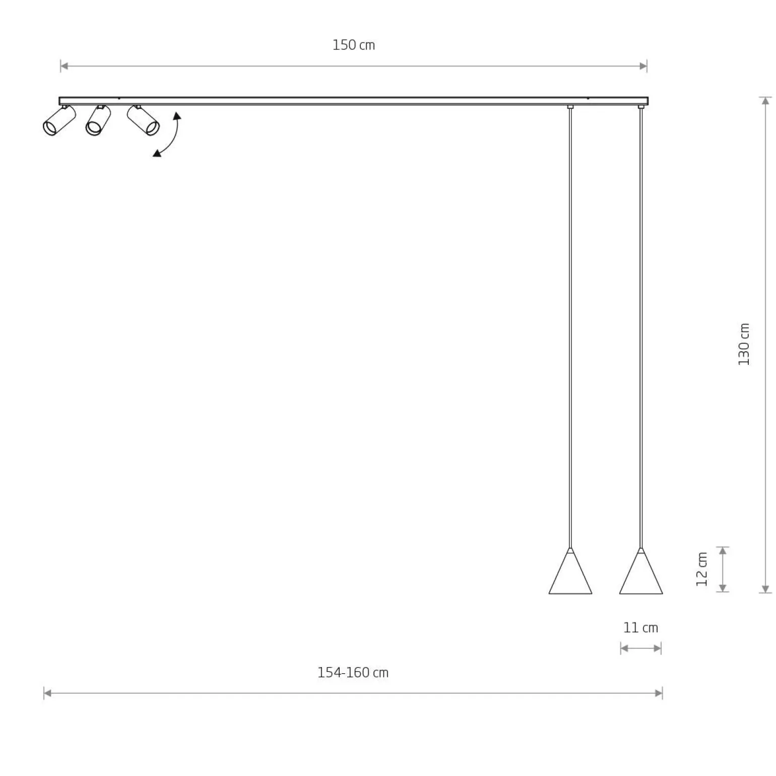 Lampa przysufitowa FOURTY V (11472) - Nowodvorski