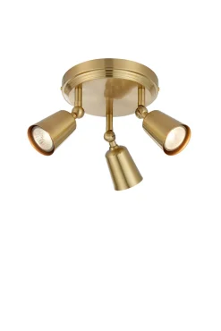 Lampa przysufitowa TINY Ceiling 3L Brass (108980) Markslojd
